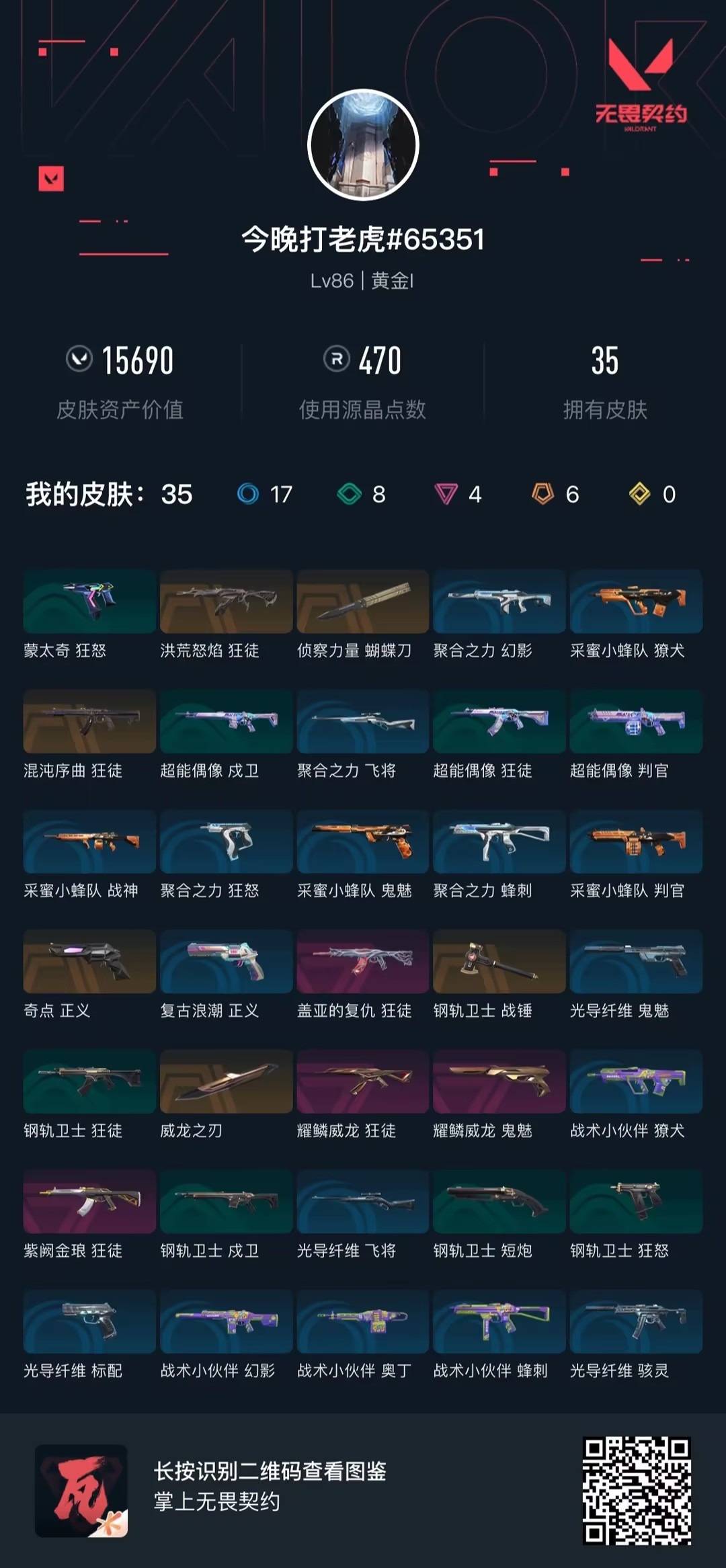 WWQLX436832无畏契约账号详情图3