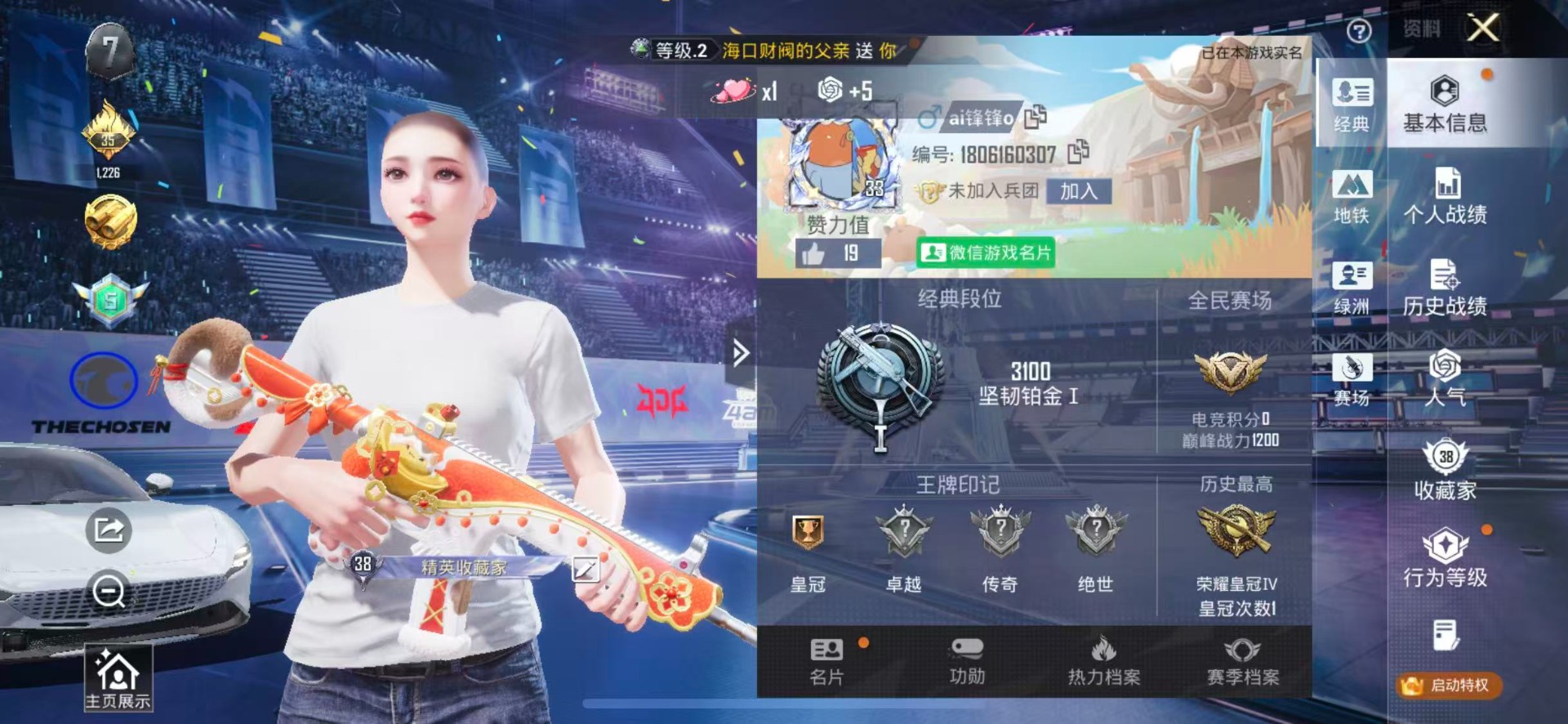 HPLX4197221和平精英账号详情图13