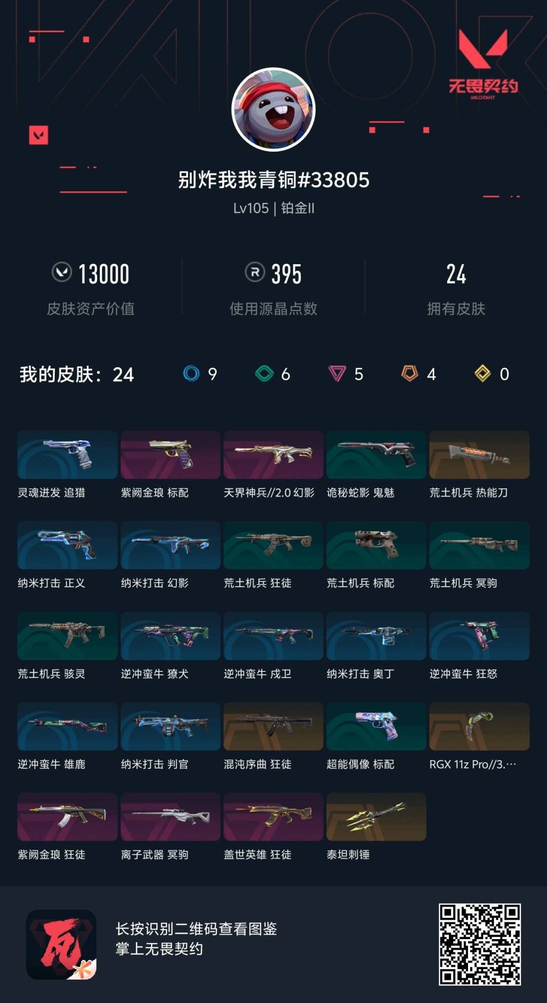 WWQLX442682无畏契约账号详情图6