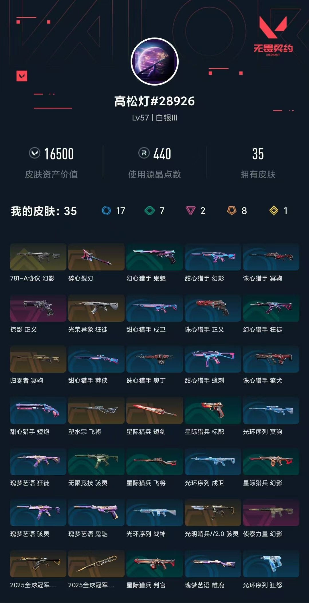 WWQQM442650无畏契约账号详情图8