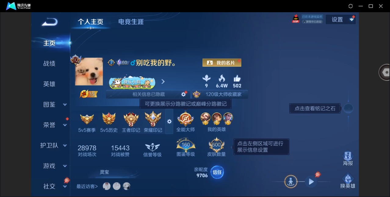 WZLX4356785王者荣耀账号详情图6