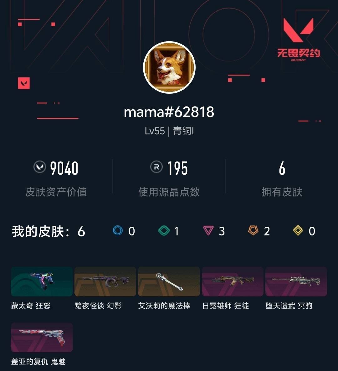 WWQQM445076无畏契约账号详情图8 WWQQM445076无畏契约账号详情图8