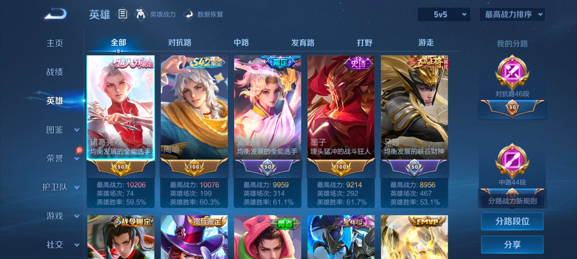 WZQM4358005王者荣耀账号详情图6