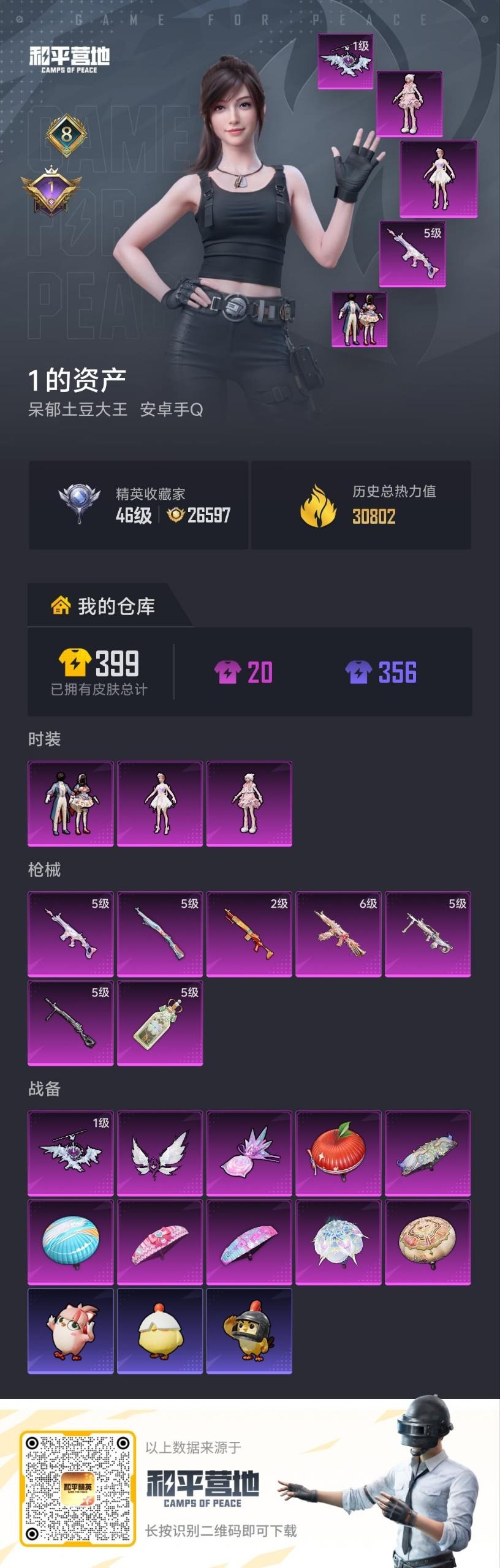 HPQM4220504和平精英账号详情图6
