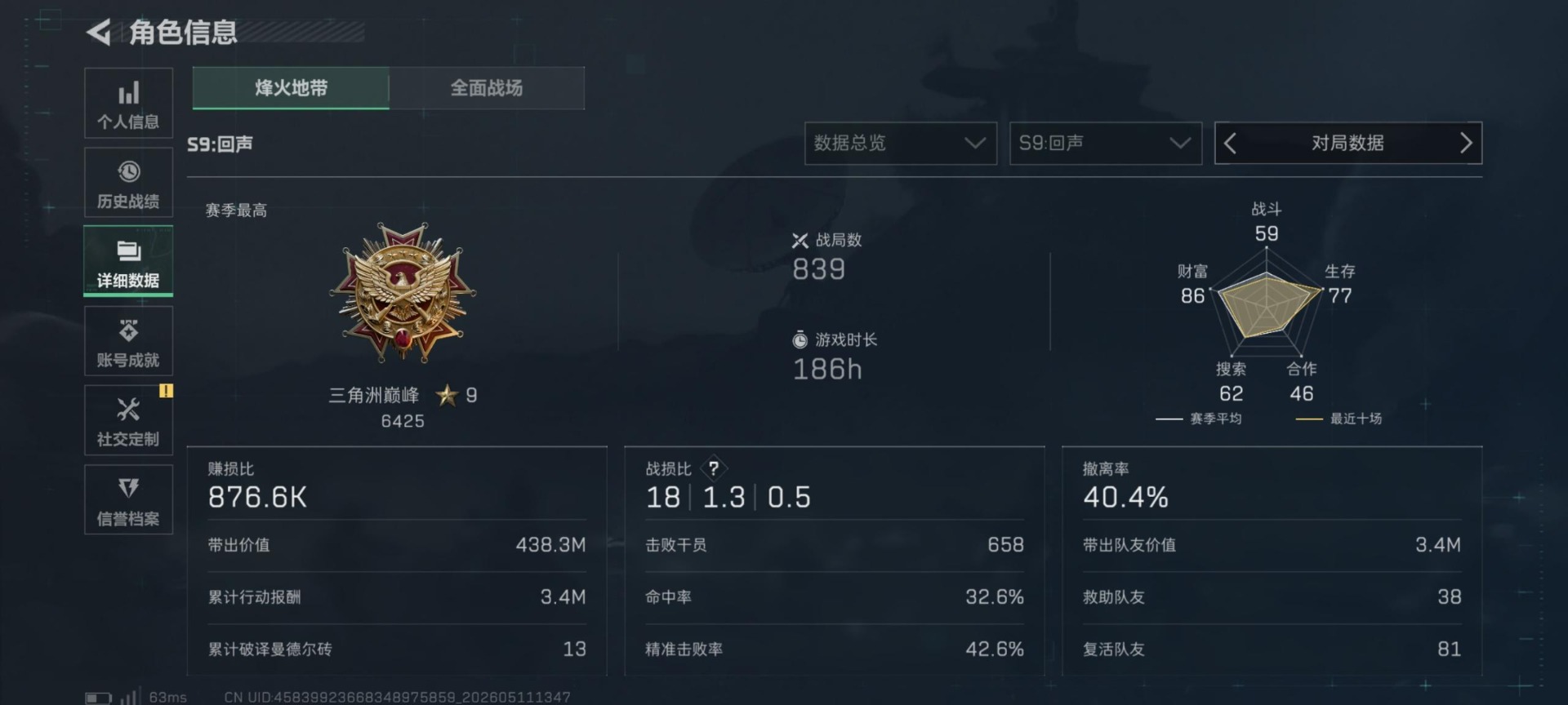 SJZQM4185835三角洲行动账号详情图13 SJZQM4185835三角洲行动账号详情图13