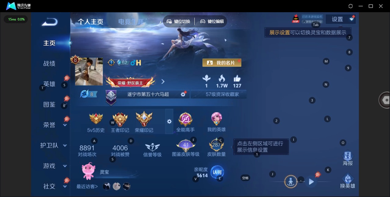 WZQM4375312王者荣耀账号详情图5