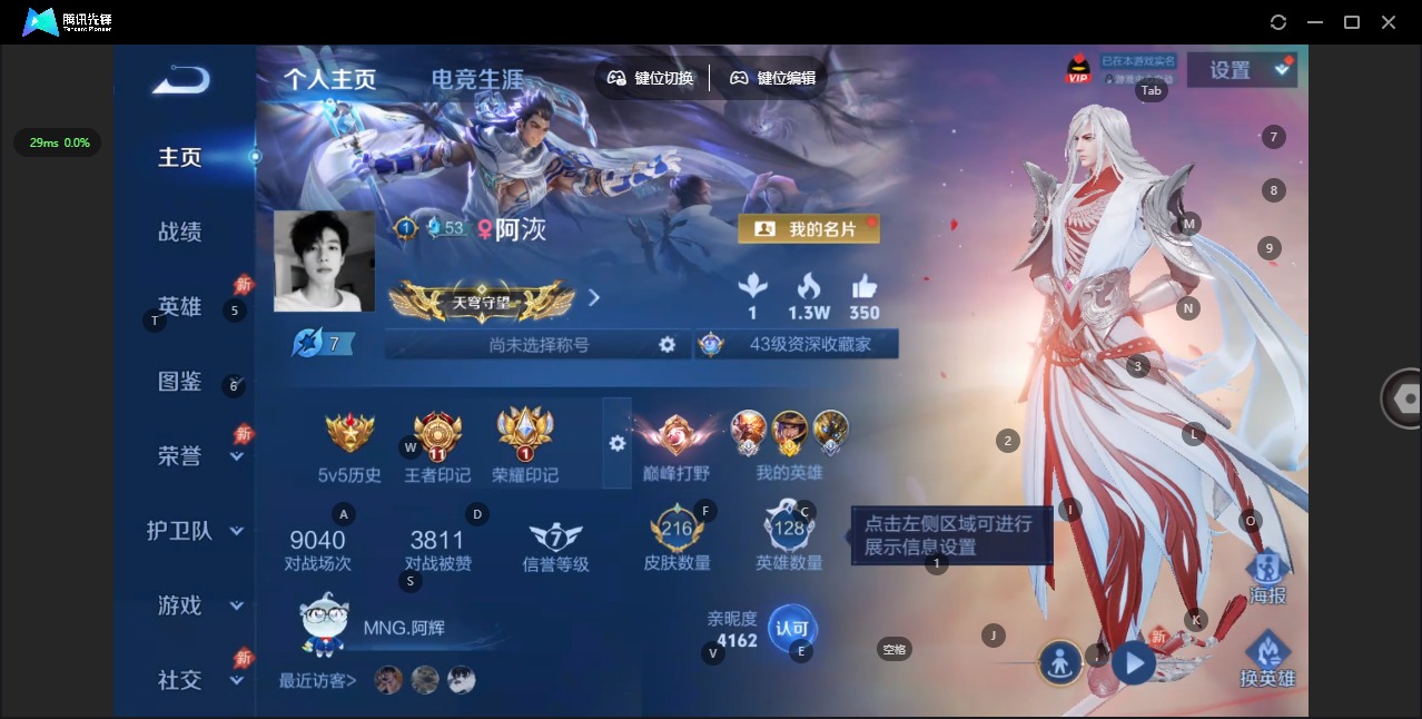 WZQM4399101王者荣耀账号详情图4