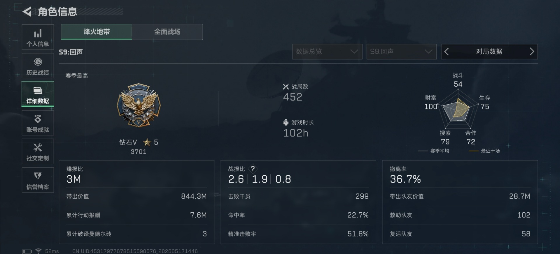SJZQM4154919三角洲行动账号详情图17 SJZQM4154919三角洲行动账号详情图17
