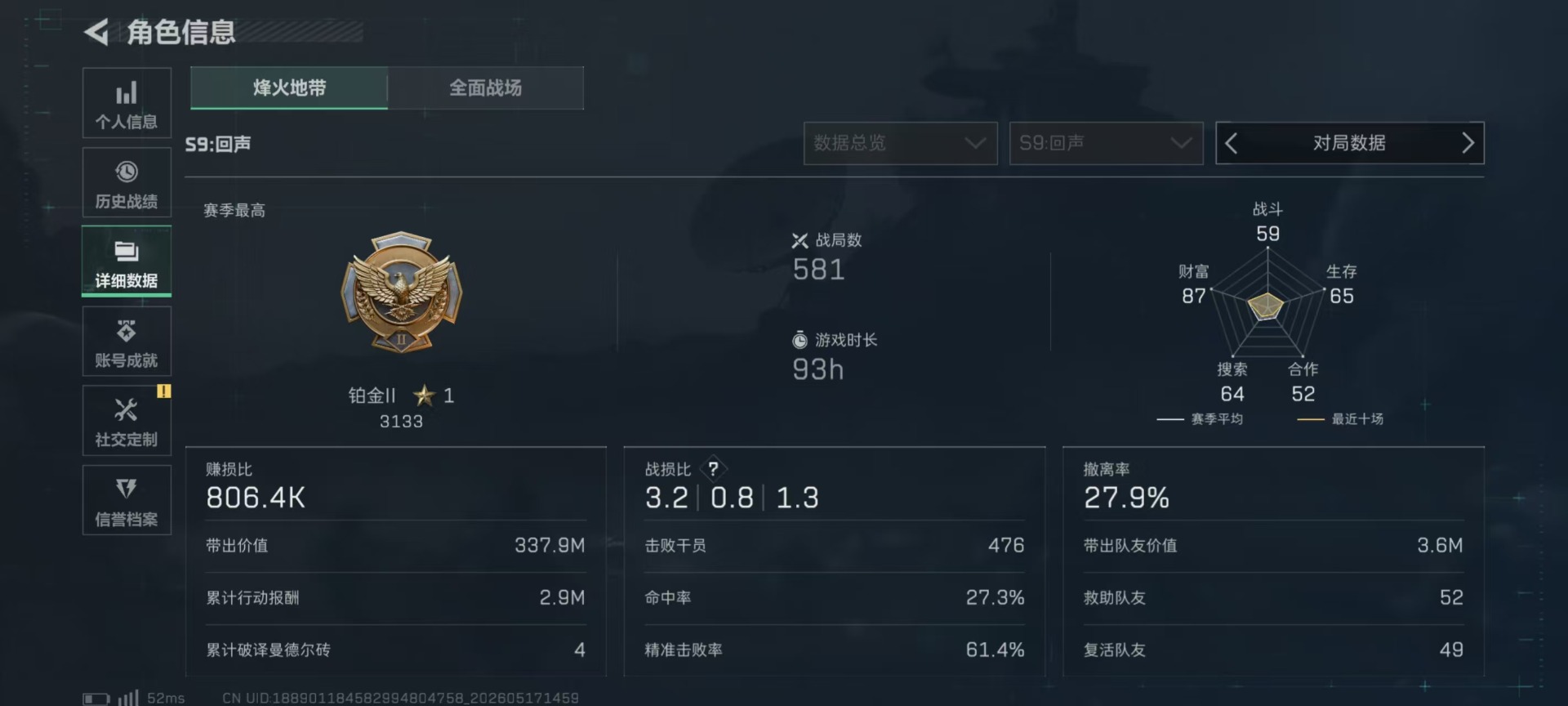 SJZQM4154805三角洲行动账号详情图26