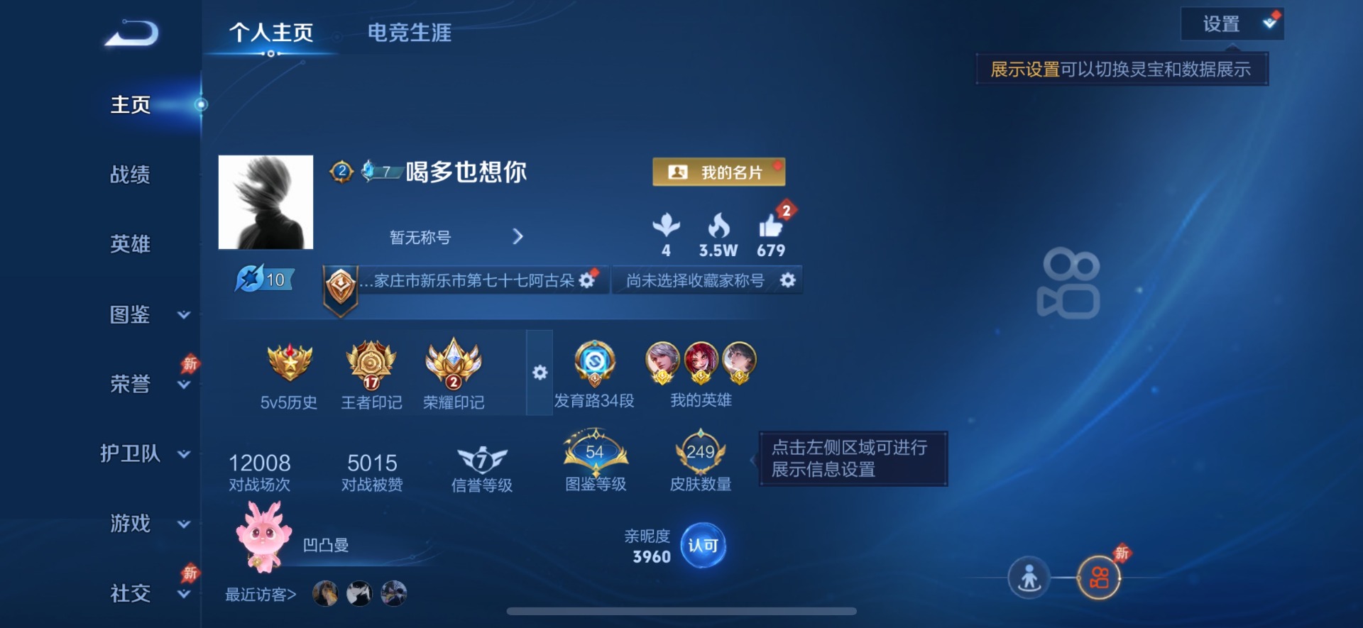 WZQM4382500王者荣耀账号详情图4 WZQM4382500王者荣耀账号详情图4