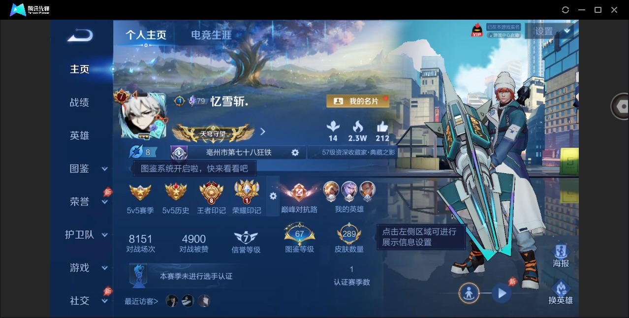 WZQM4535282王者荣耀账号详情图4 WZQM4535282王者荣耀账号详情图4