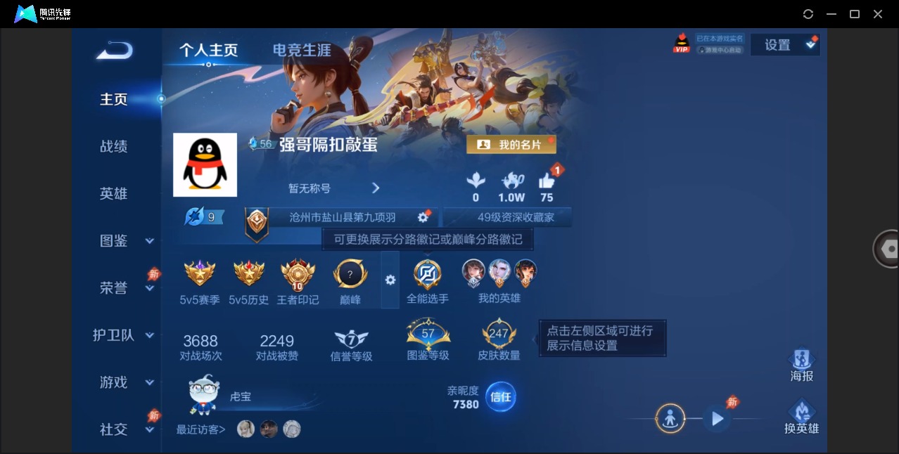 WZQM4470304王者荣耀账号详情图5 WZQM4470304王者荣耀账号详情图5