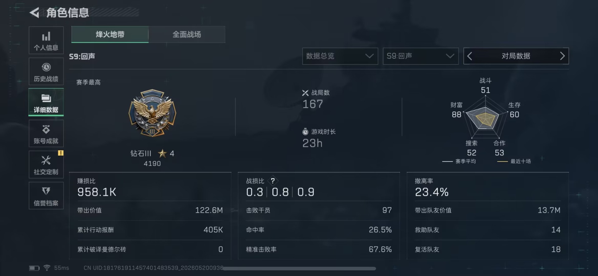 SJZQM4155828三角洲行动账号详情图5