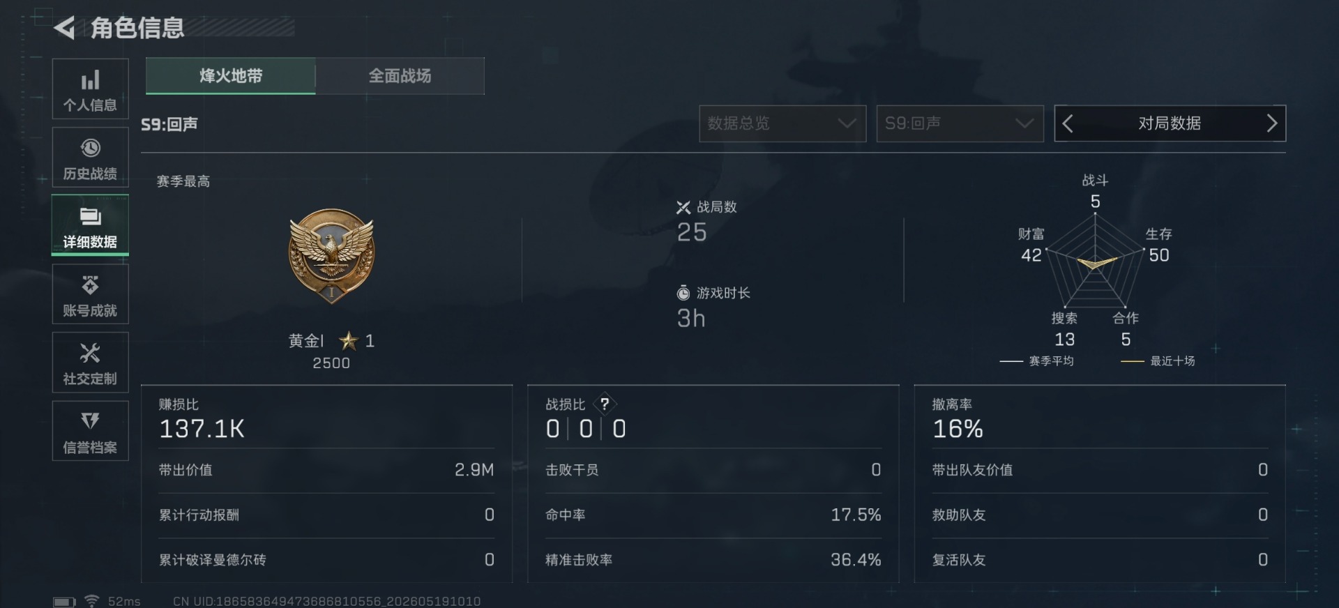 SJZQM4162439三角洲行动账号详情图4