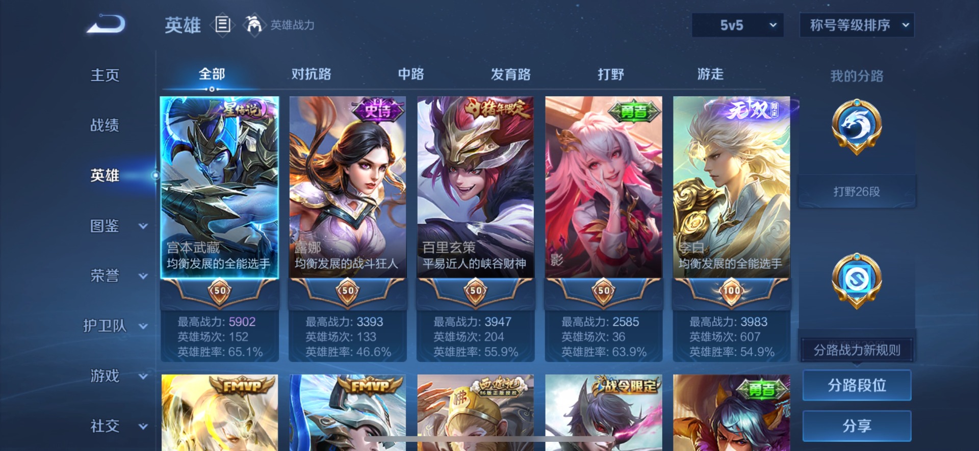 WZQM4393148王者荣耀账号详情图5 WZQM4393148王者荣耀账号详情图5