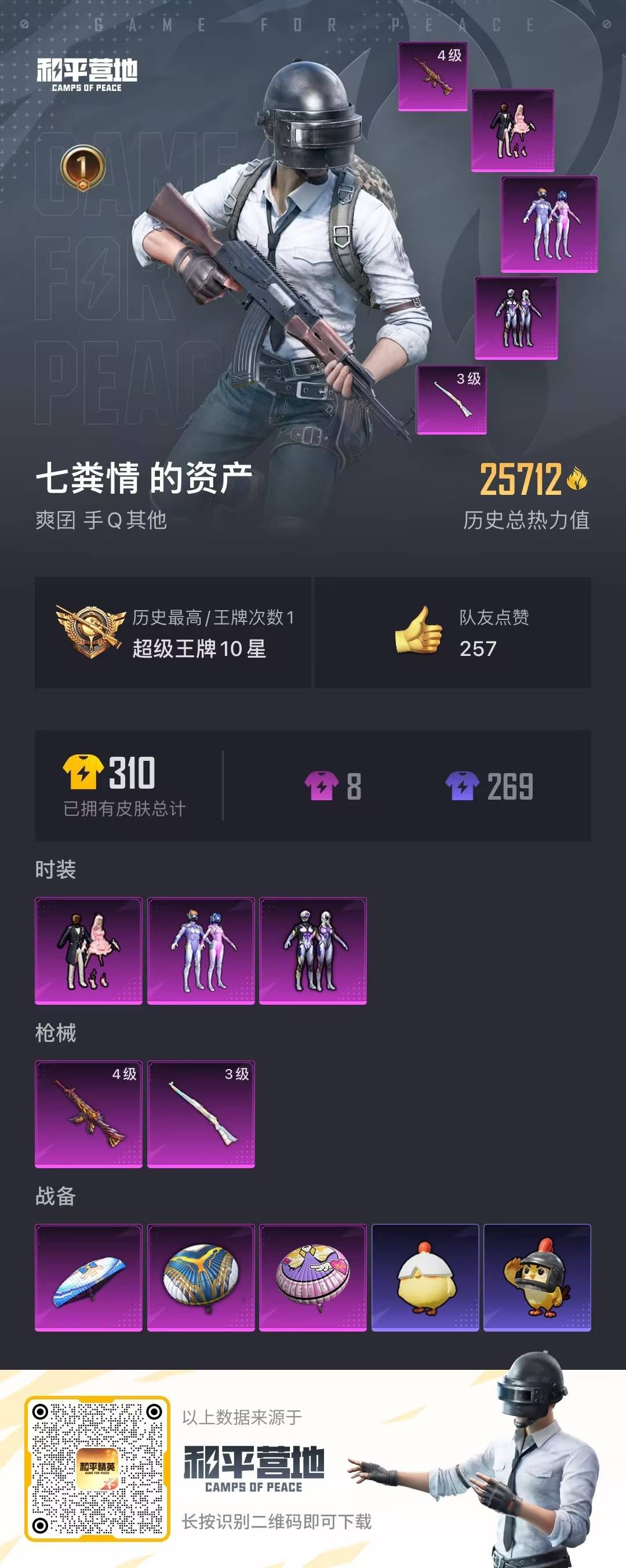 HPQM4299643和平精英账号详情图7 HPQM4299643和平精英账号详情图7
