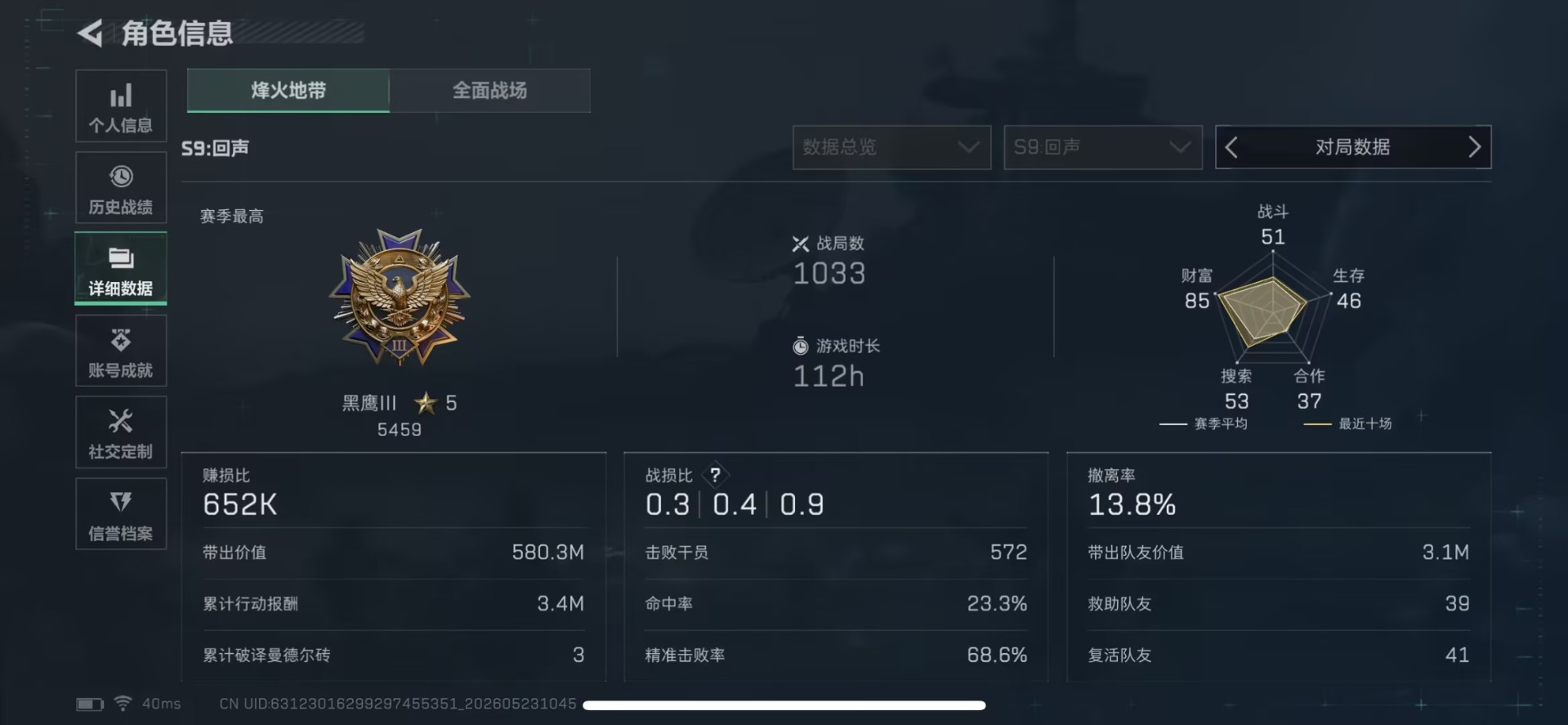 SJZQM4157102三角洲行动账号详情图5 SJZQM4157102三角洲行动账号详情图5