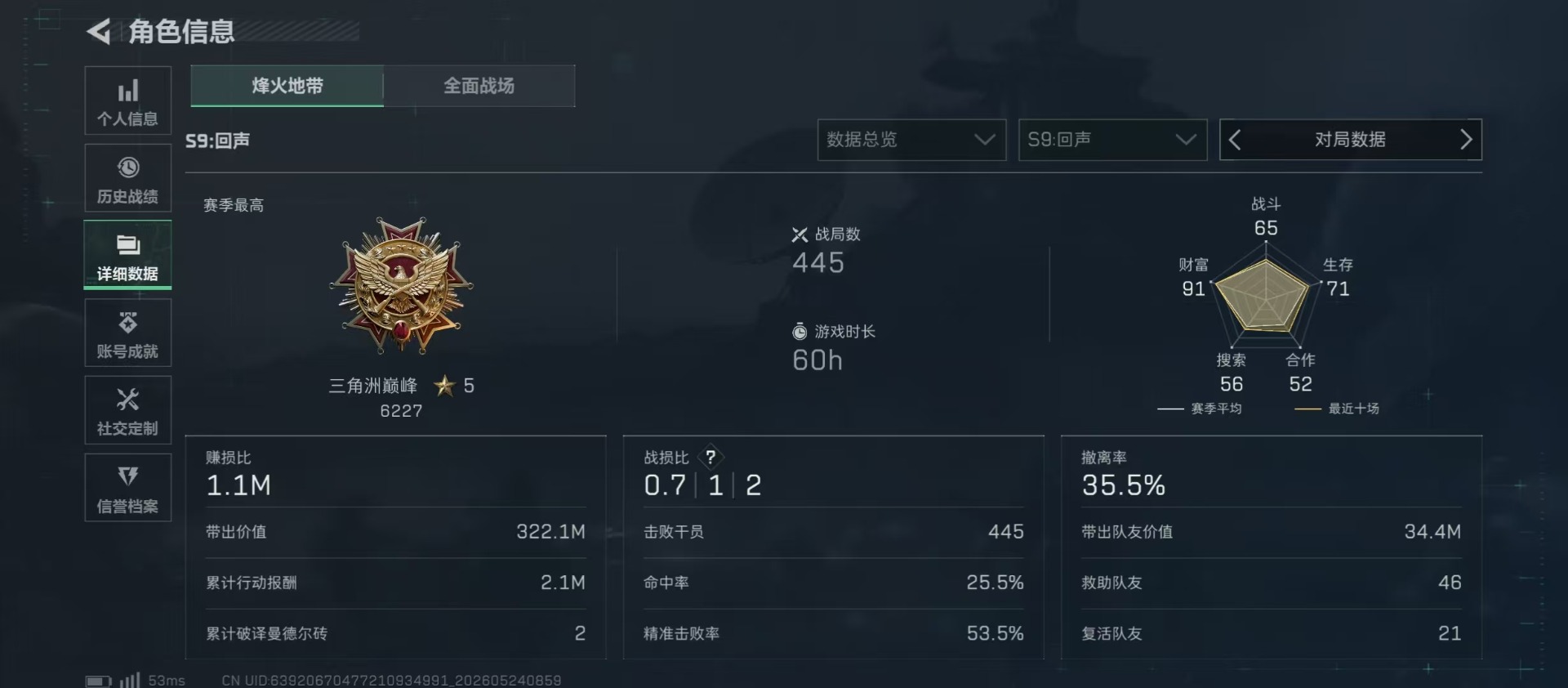 SJZQM4185917三角洲行动账号详情图24 SJZQM4185917三角洲行动账号详情图24