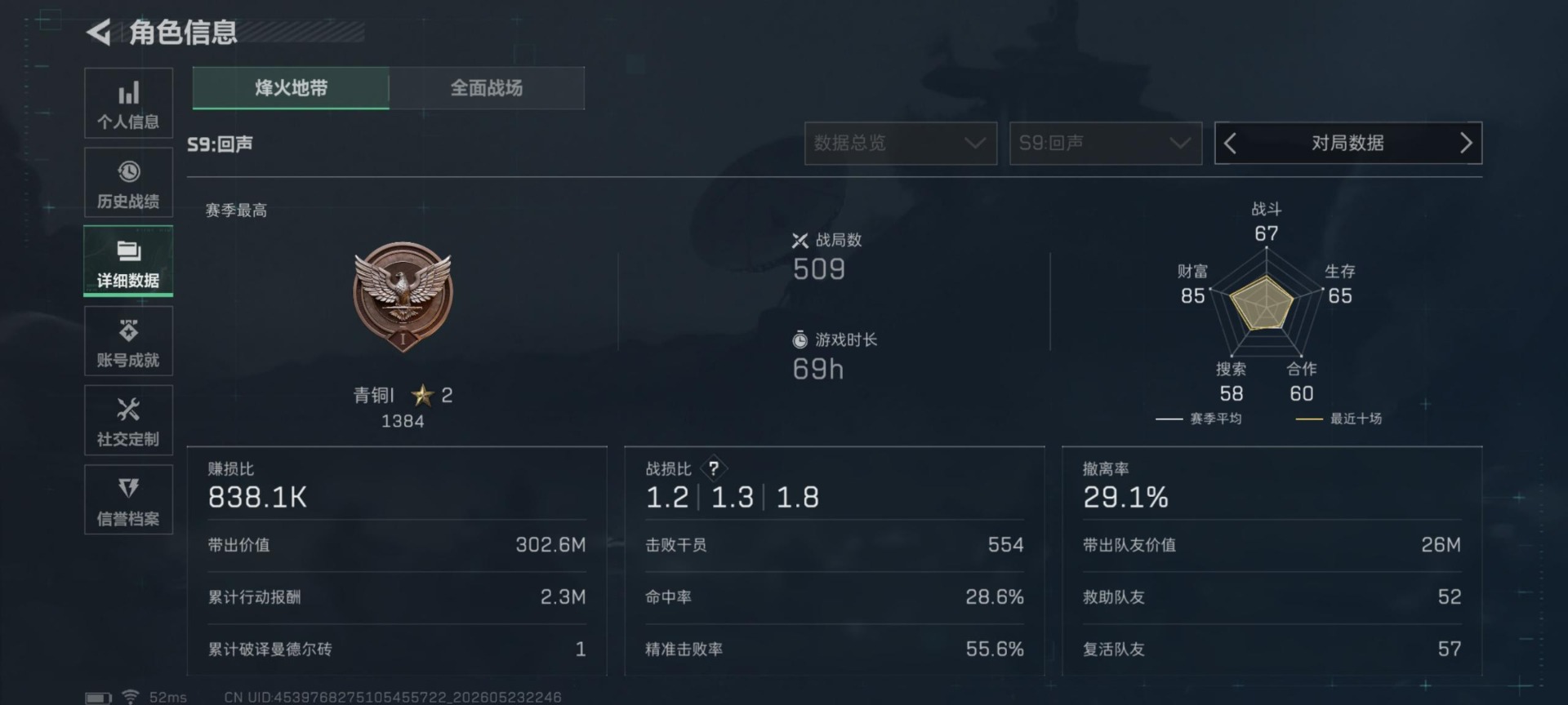 SJZQM4155544三角洲行动账号详情图5