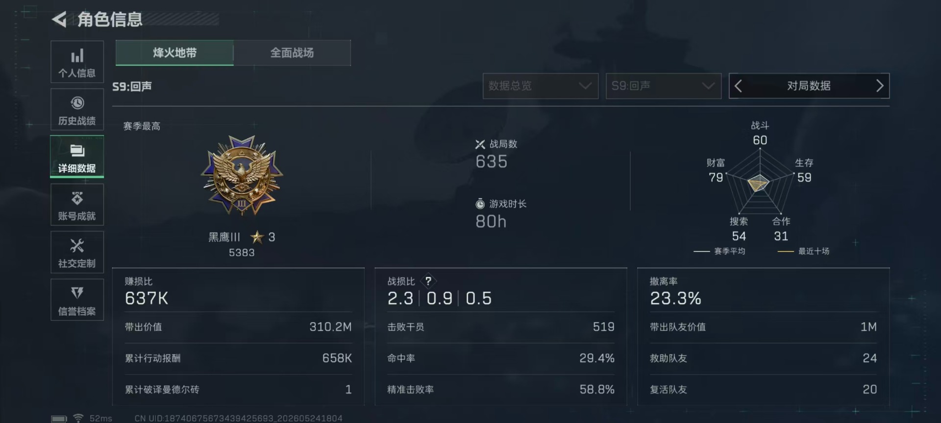 SJZQM4157550三角洲行动账号详情图33 SJZQM4157550三角洲行动账号详情图33