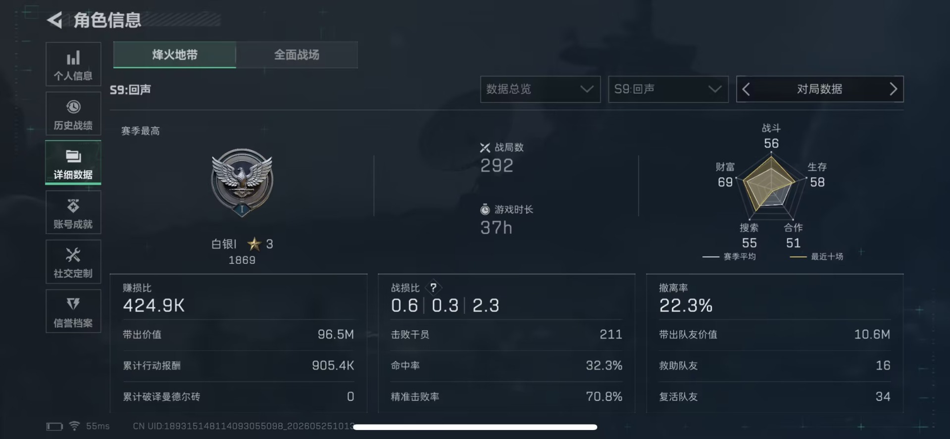SJZQM4191314三角洲行动账号详情图12 SJZQM4191314三角洲行动账号详情图12