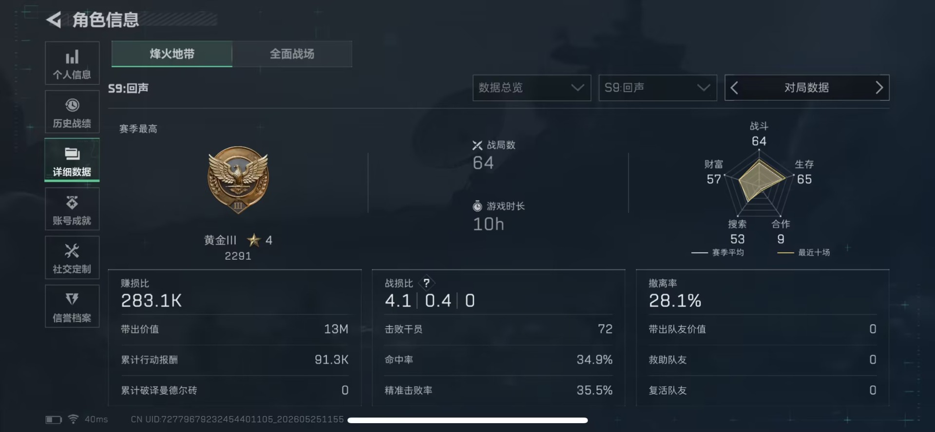 SJZQM4156625三角洲行动账号详情图16 SJZQM4156625三角洲行动账号详情图16
