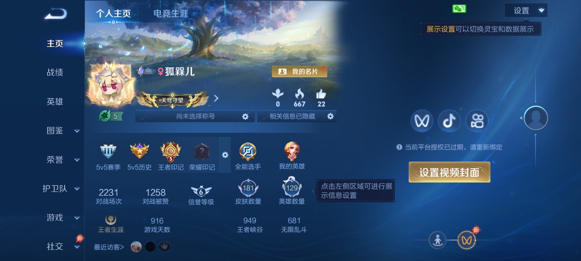 WZQM4432438王者荣耀账号详情图3 WZQM4432438王者荣耀账号详情图3