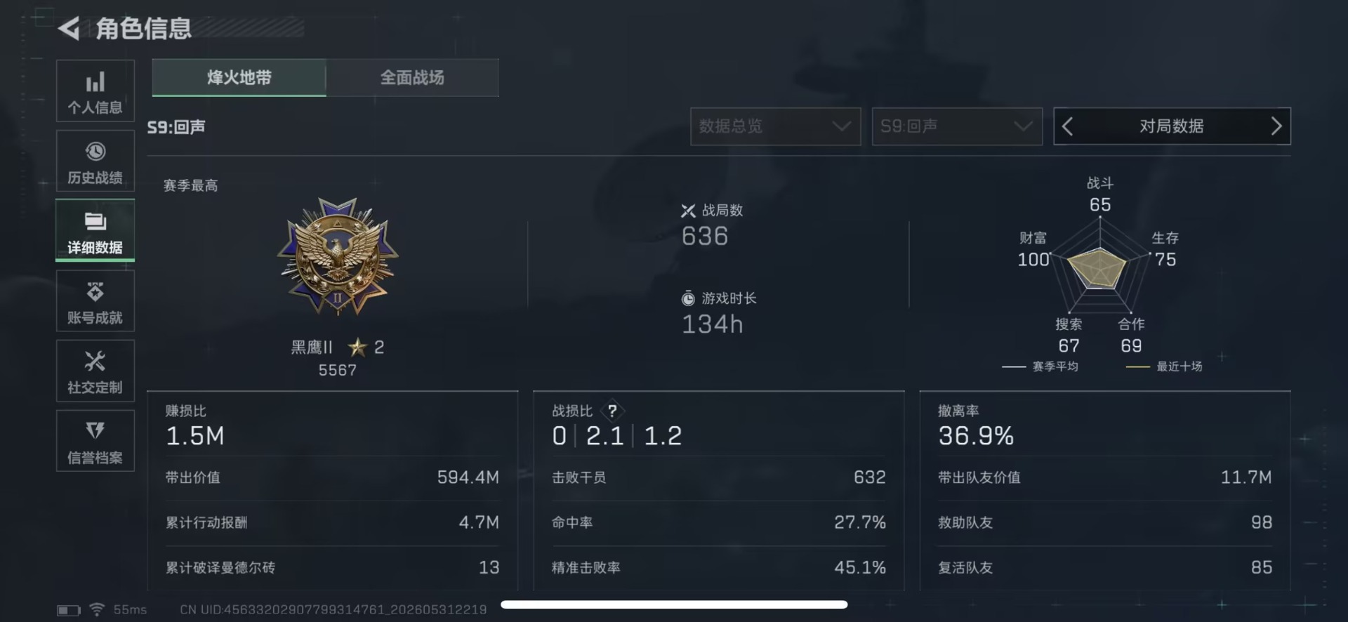 SJZQM4159561三角洲行动账号详情图5 SJZQM4159561三角洲行动账号详情图5
