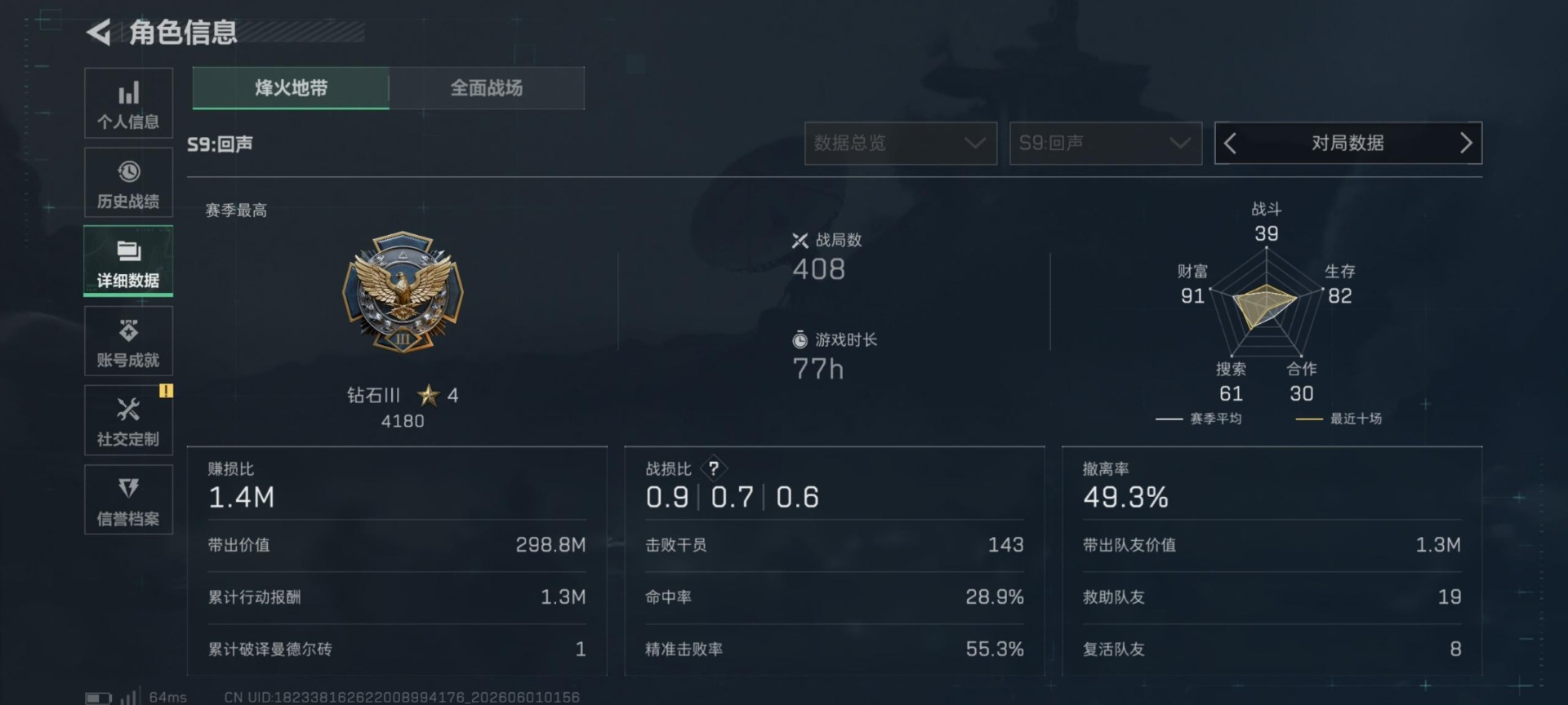SJZQM4159970三角洲行动账号详情图10 SJZQM4159970三角洲行动账号详情图10