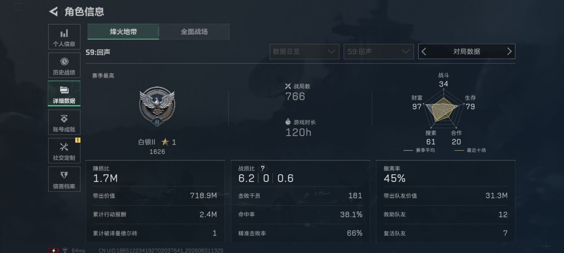 SJZQM4163727三角洲行动账号详情图18
