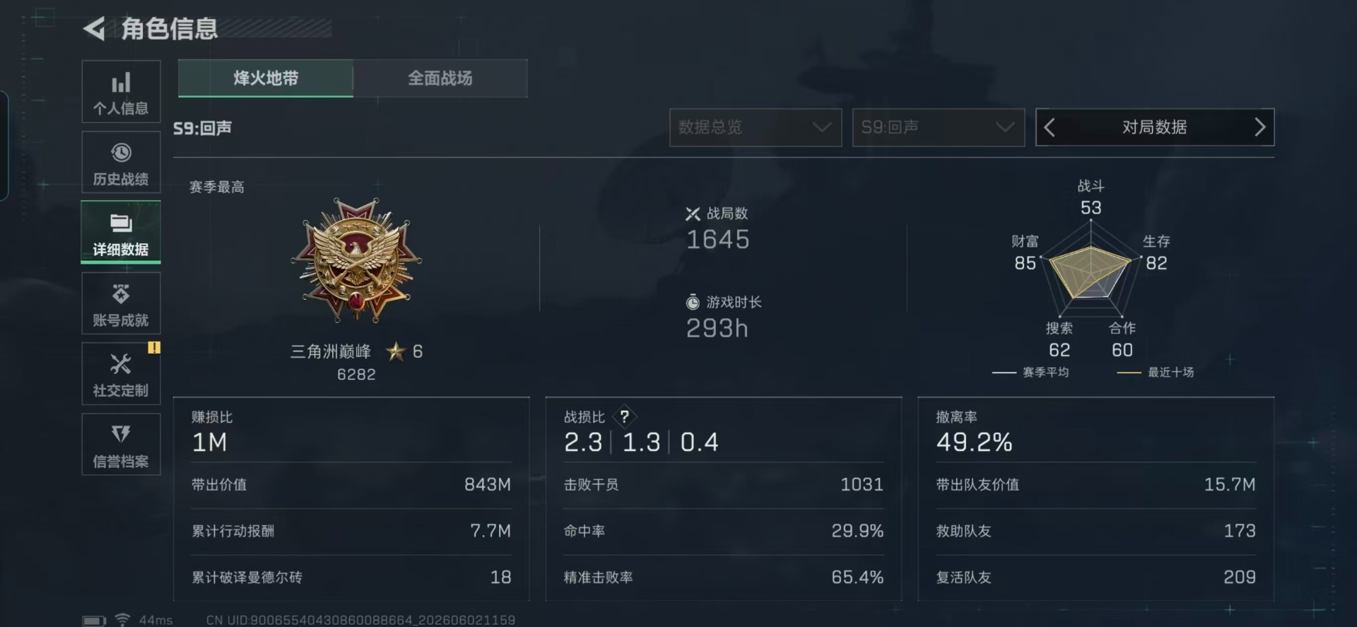 SJZQM4159875三角洲行动账号详情图18 SJZQM4159875三角洲行动账号详情图18