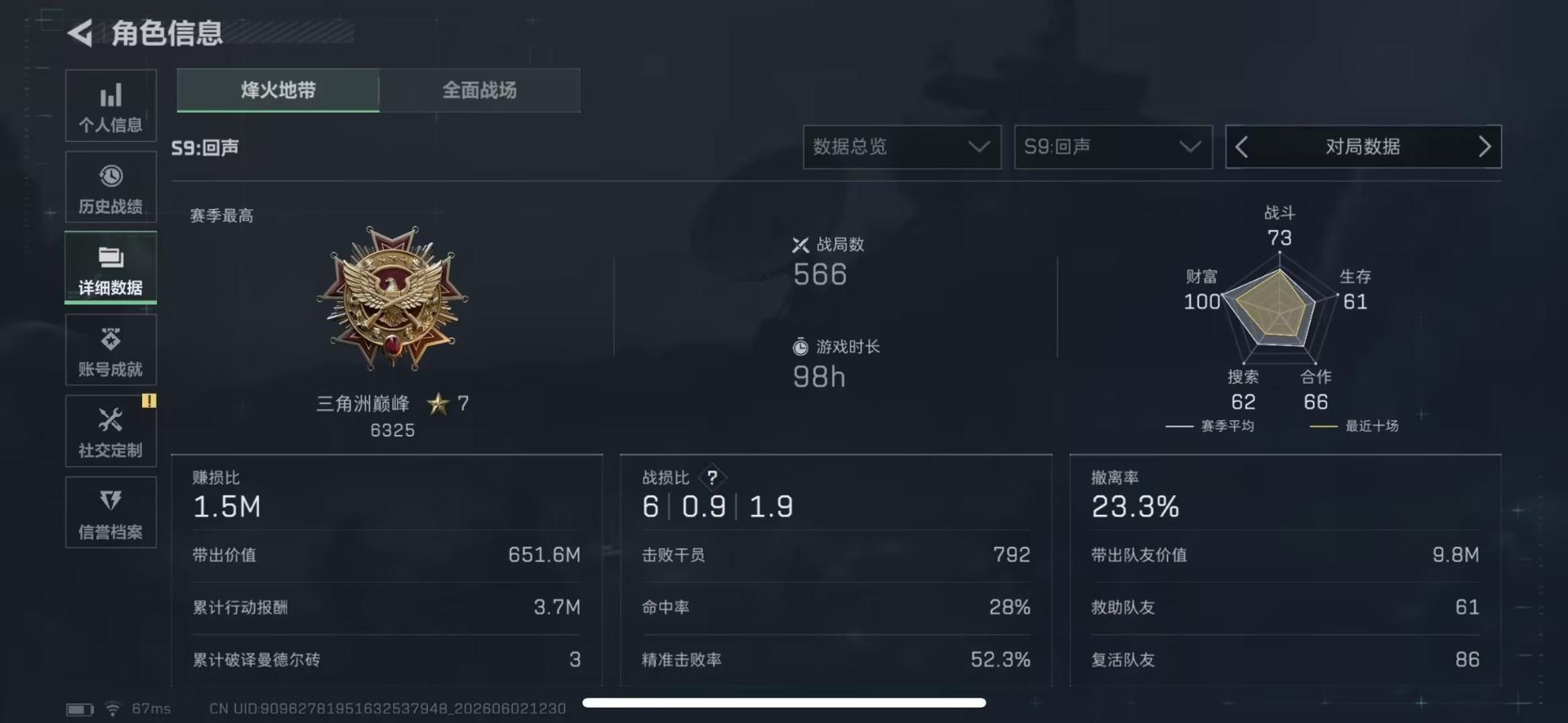 SJZQM4164960三角洲行动账号详情图5 SJZQM4164960三角洲行动账号详情图5