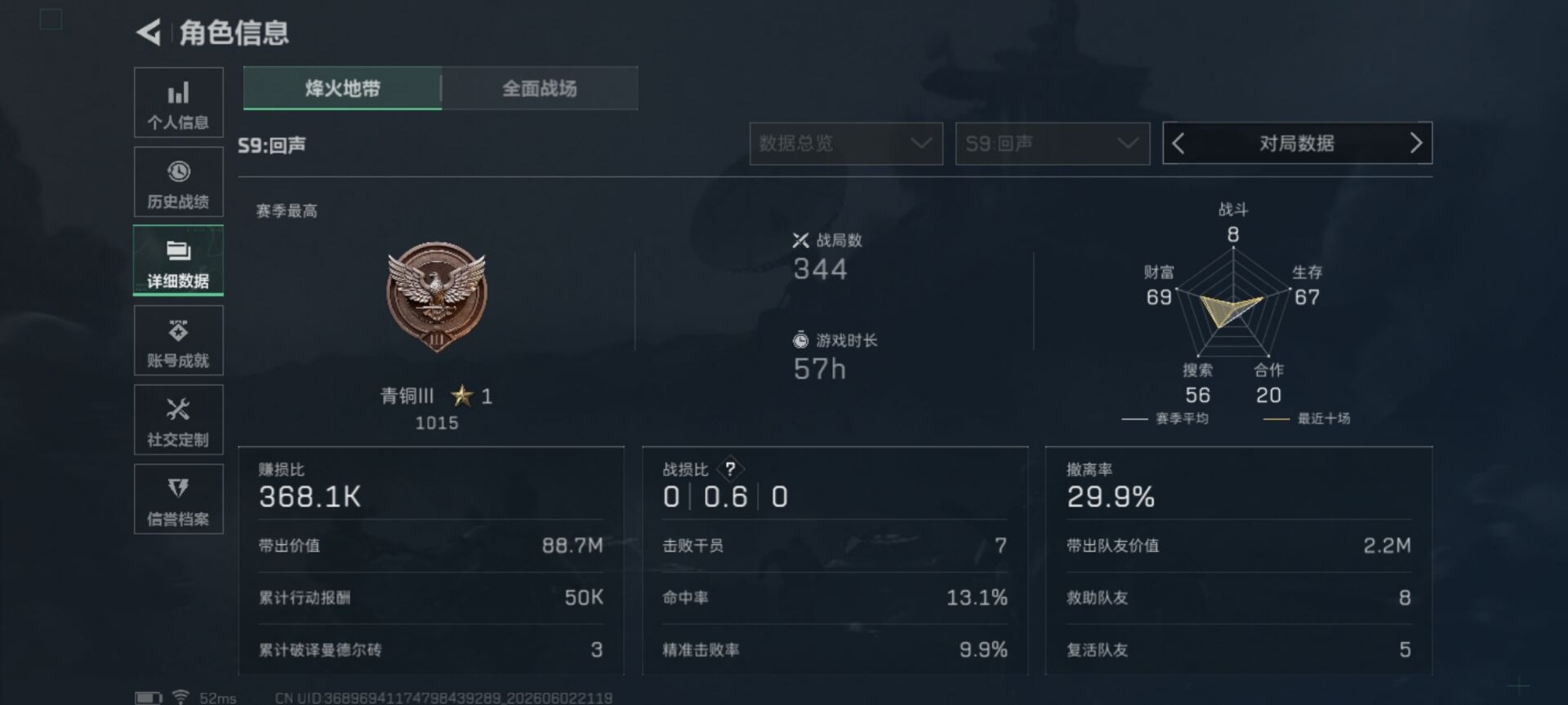 SJZQM4155184三角洲行动账号详情图14
