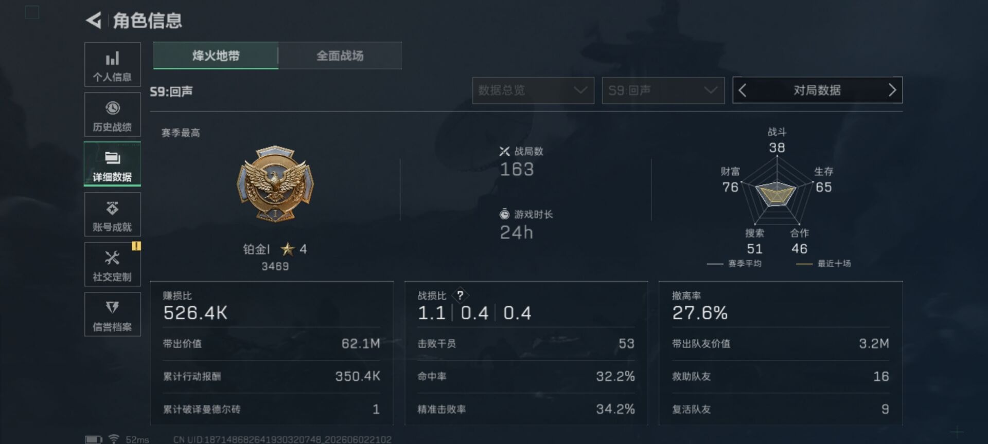 SJZQM4162445三角洲行动账号详情图13 SJZQM4162445三角洲行动账号详情图13