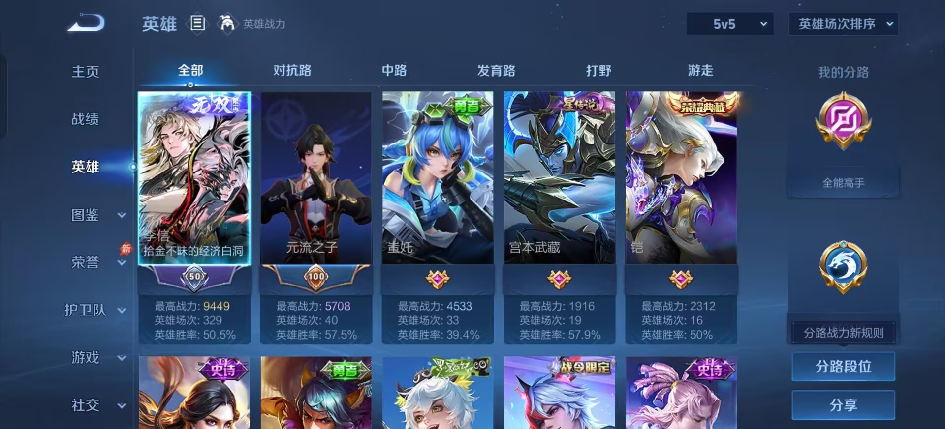 WZQM4432645王者荣耀账号详情图6