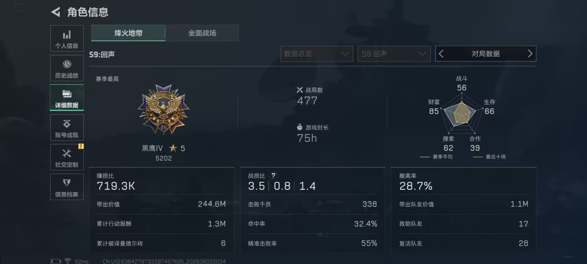 SJZQM4166461三角洲行动账号详情图13 SJZQM4166461三角洲行动账号详情图13