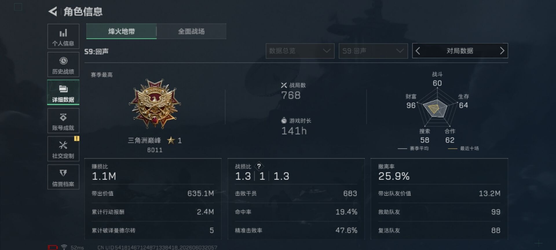 SJZQM4162674三角洲行动账号详情图28 SJZQM4162674三角洲行动账号详情图28