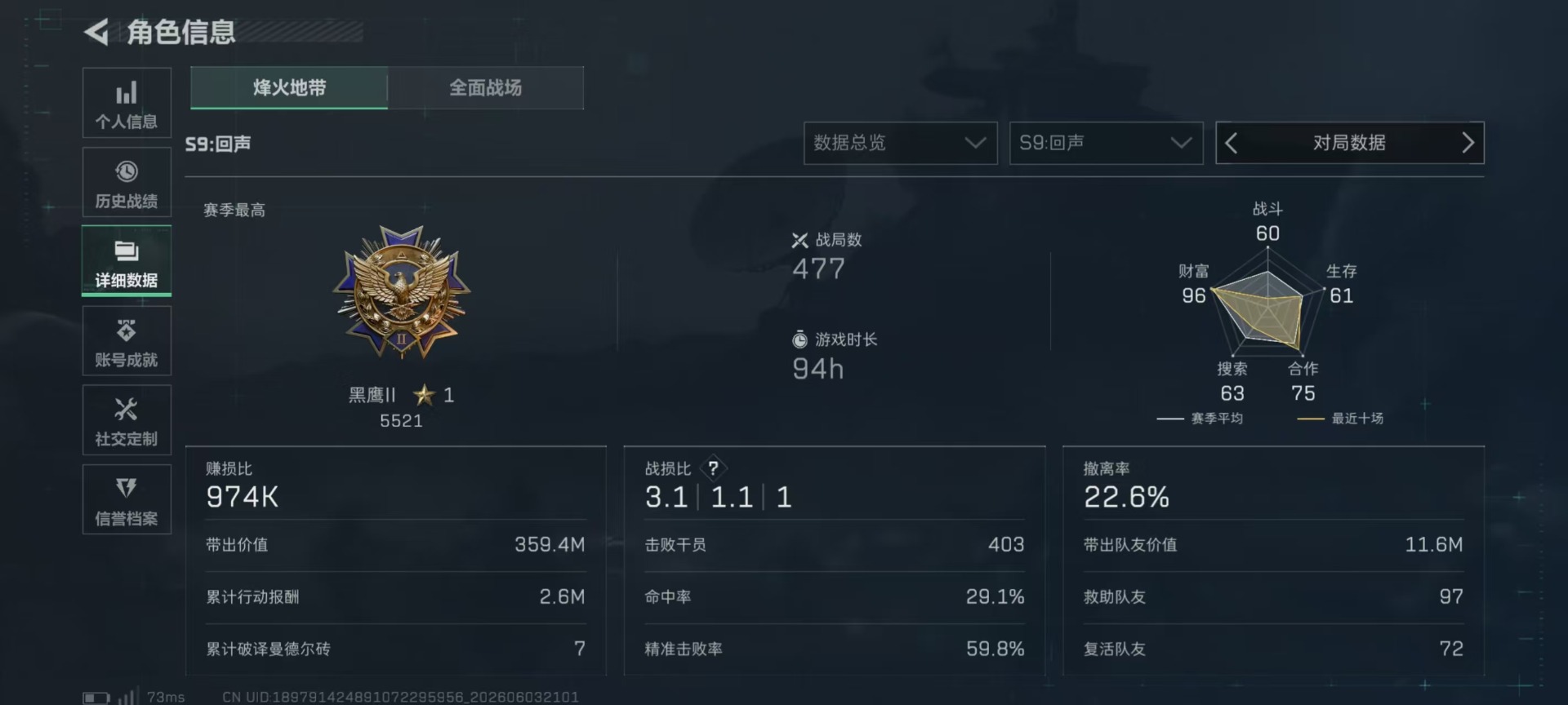 SJZQM4159958三角洲行动账号详情图27 SJZQM4159958三角洲行动账号详情图27