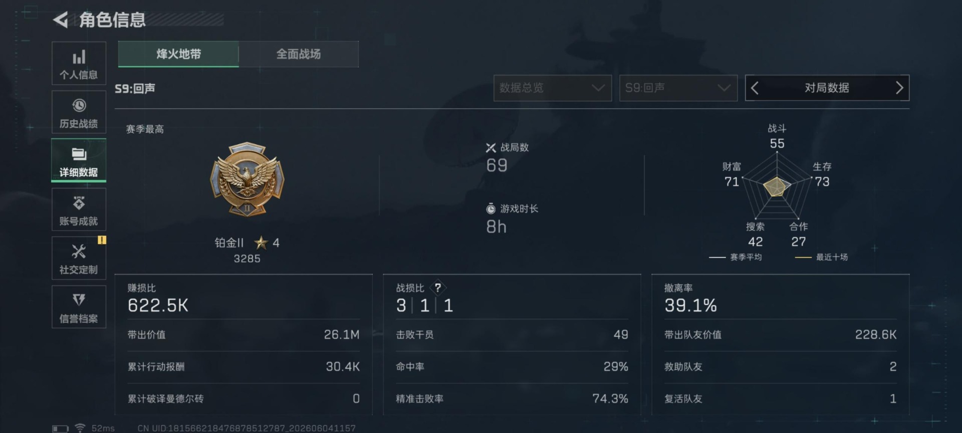 SJZQM4163572三角洲行动账号详情图5 SJZQM4163572三角洲行动账号详情图5