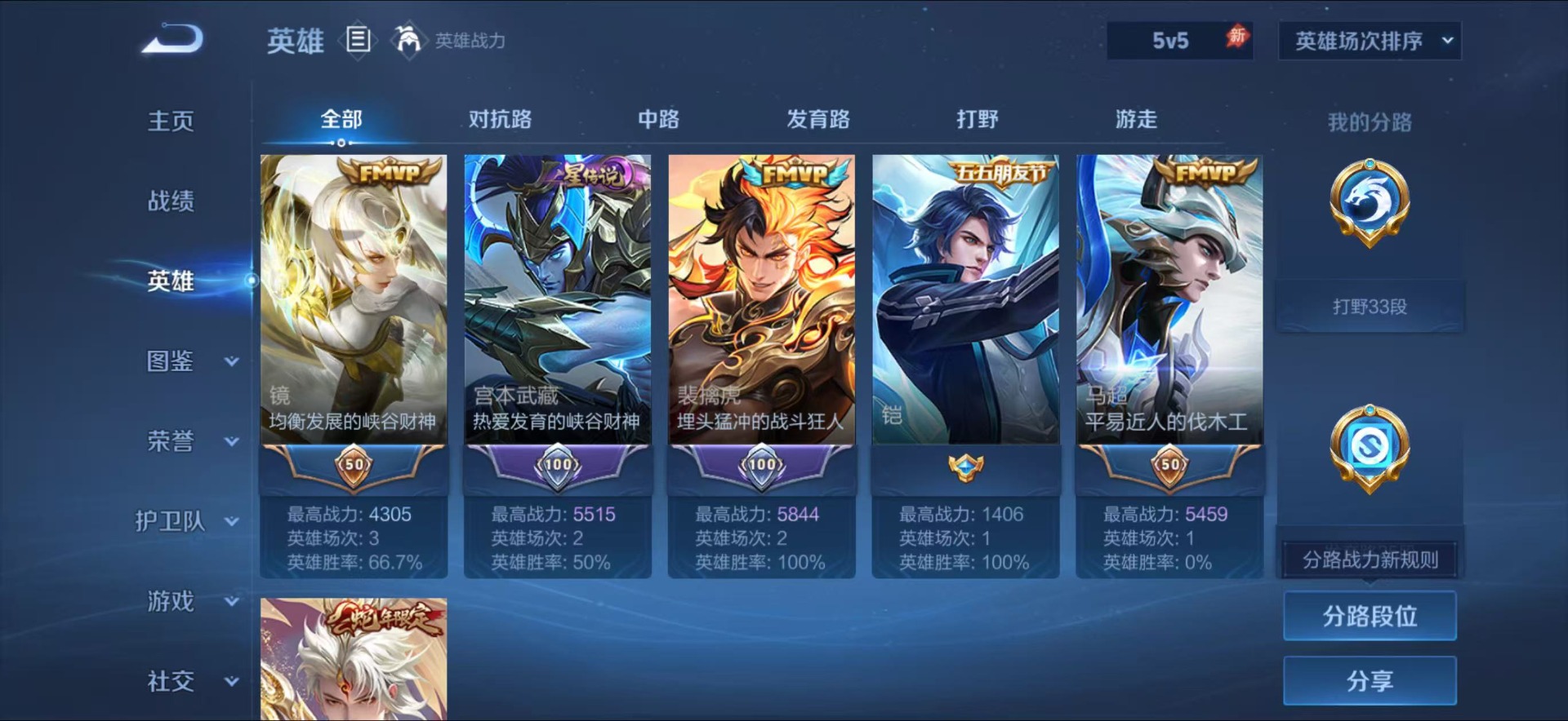 WZQM4426421王者荣耀账号详情图4 WZQM4426421王者荣耀账号详情图4