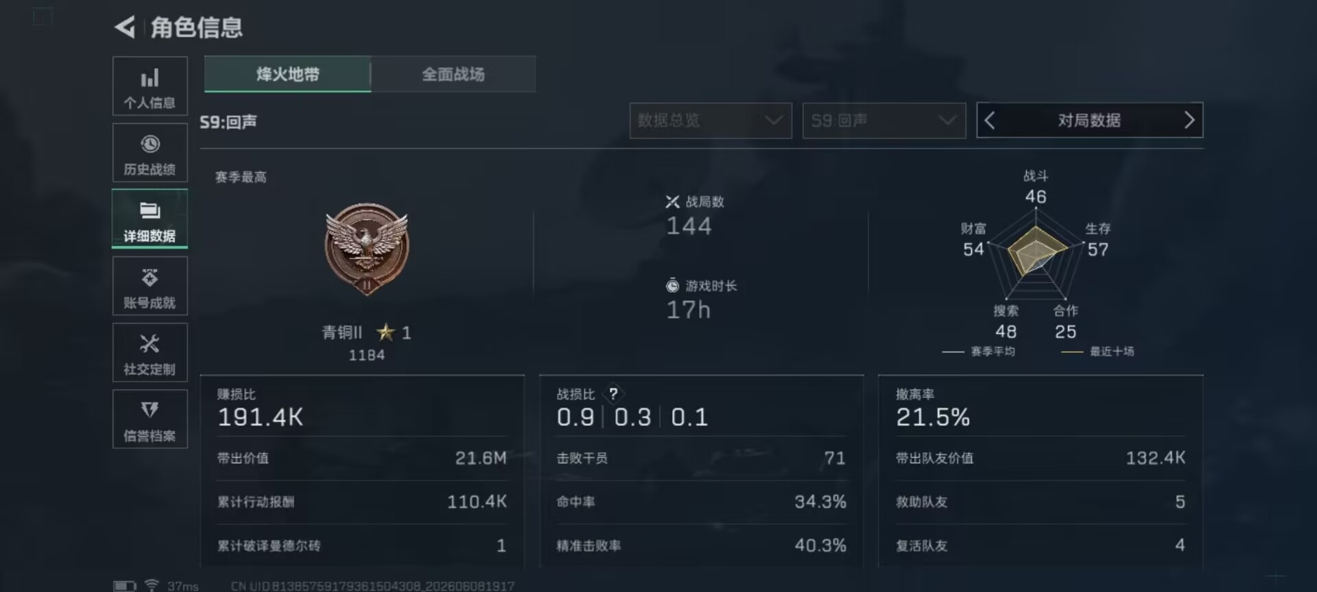 SJZQM4158922三角洲行动账号详情图5 SJZQM4158922三角洲行动账号详情图5