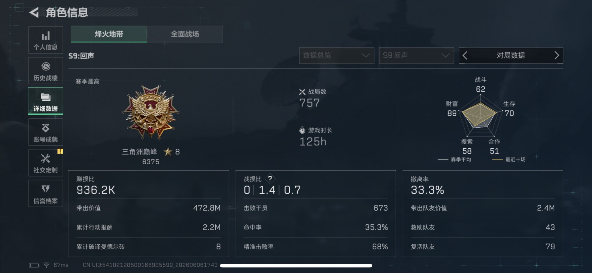 SJZQM4156038三角洲行动账号详情图10