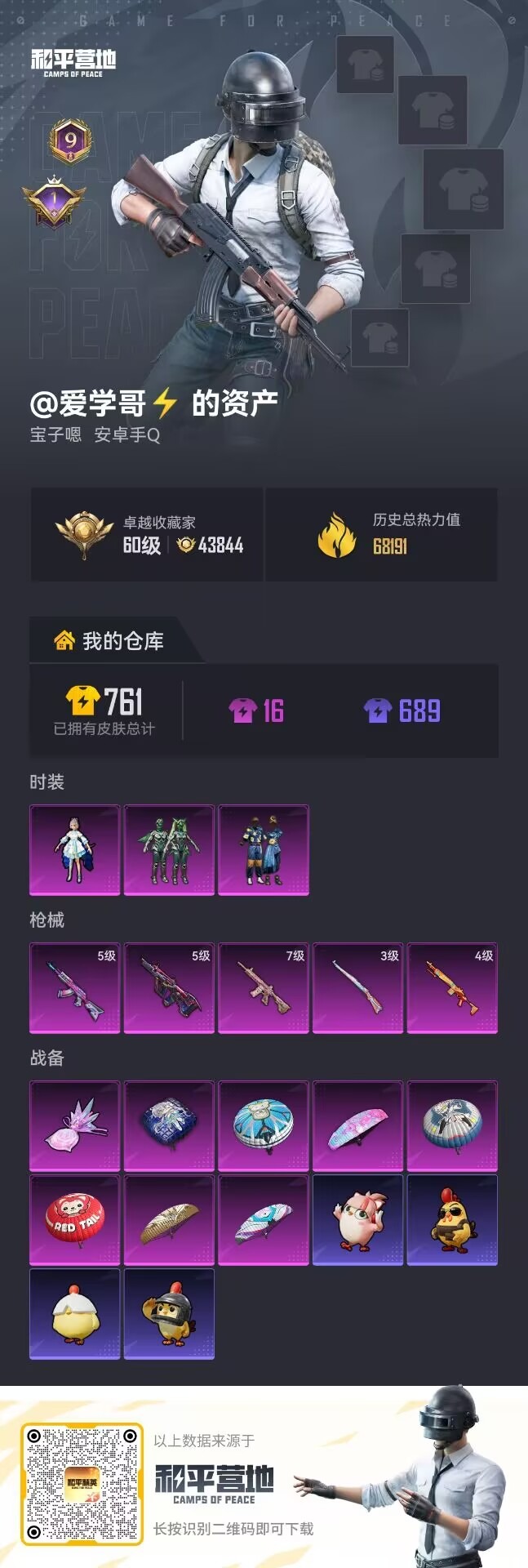 HPQM4258921和平精英账号详情图7