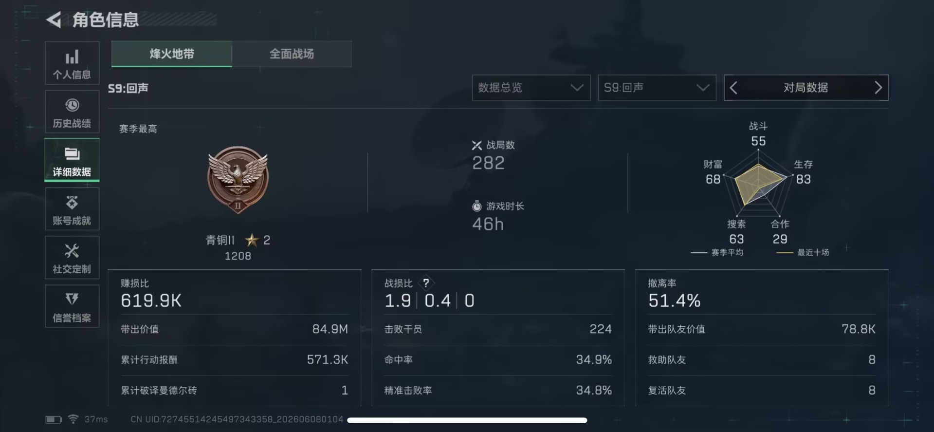 SJZQM4158967三角洲行动账号详情图10 SJZQM4158967三角洲行动账号详情图10