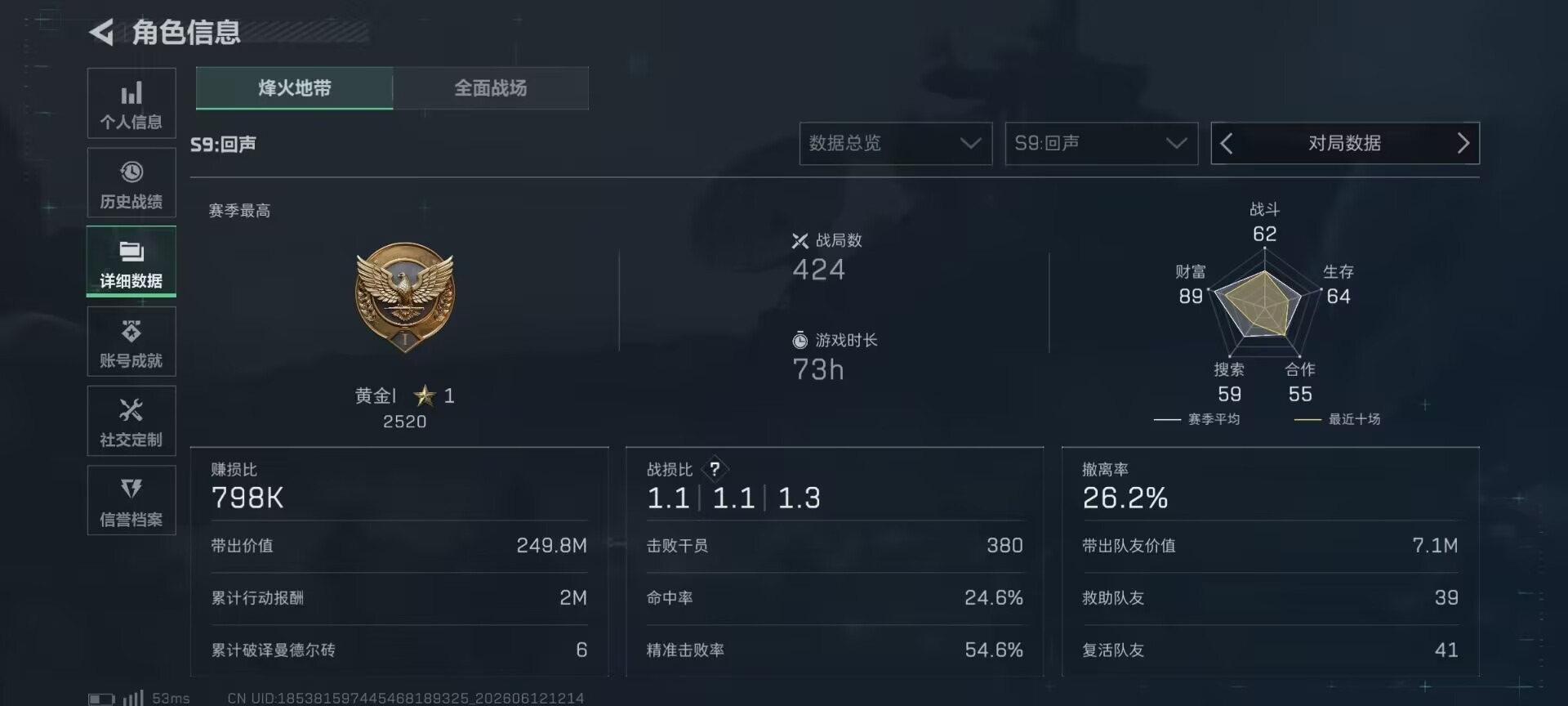 SJZQM4160192三角洲行动账号详情图10 SJZQM4160192三角洲行动账号详情图10