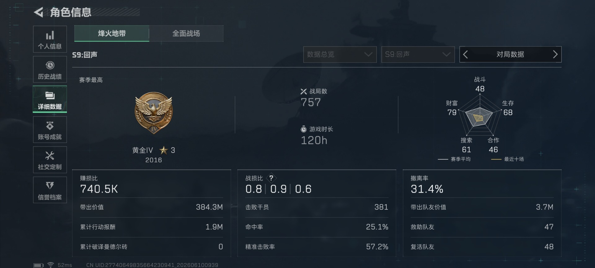 SJZQM4159988三角洲行动账号详情图5 SJZQM4159988三角洲行动账号详情图5