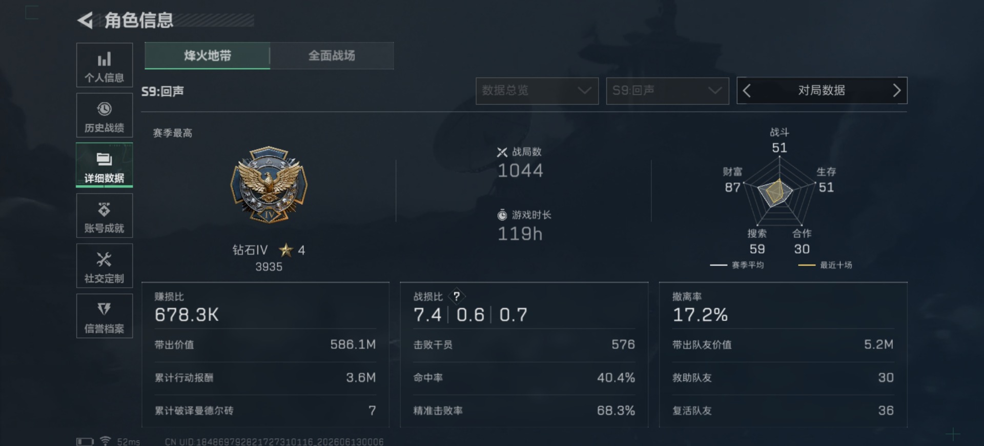 SJZQM4166291三角洲行动账号详情图5 SJZQM4166291三角洲行动账号详情图5