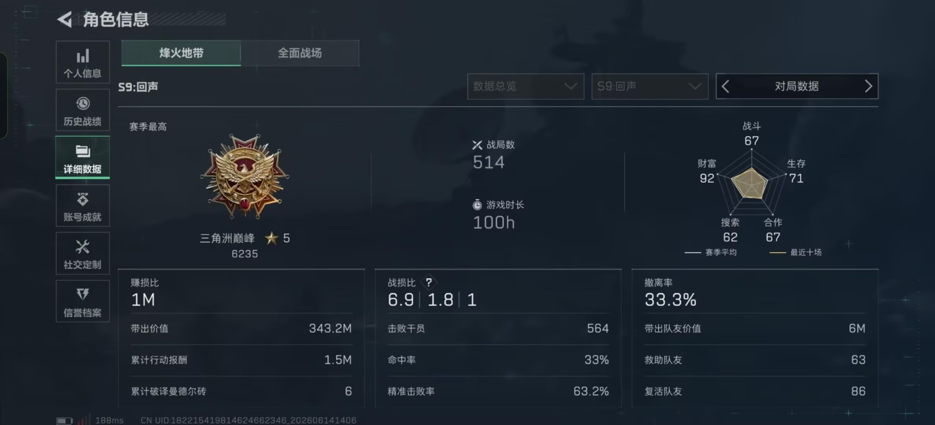 SJZQM4193372三角洲行动账号详情图33 SJZQM4193372三角洲行动账号详情图33