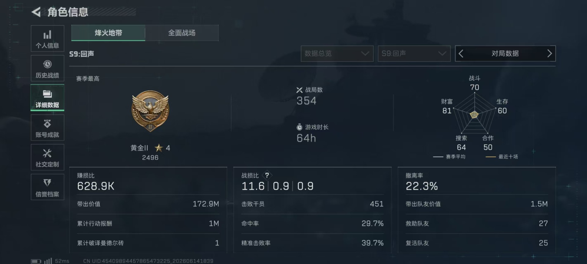 SJZQM4161365三角洲行动账号详情图20 SJZQM4161365三角洲行动账号详情图20