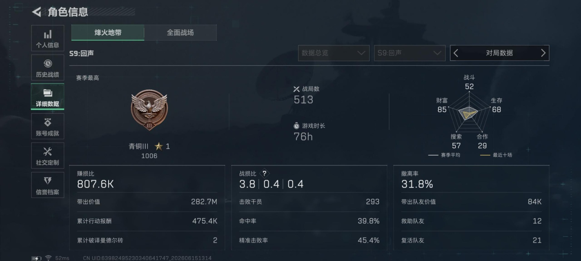 SJZQM4165216三角洲行动账号详情图16 SJZQM4165216三角洲行动账号详情图16